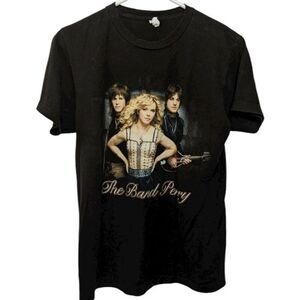 The Band Perry Tour T-Shirt Unisex S Black Graphic Print Short Sleeve